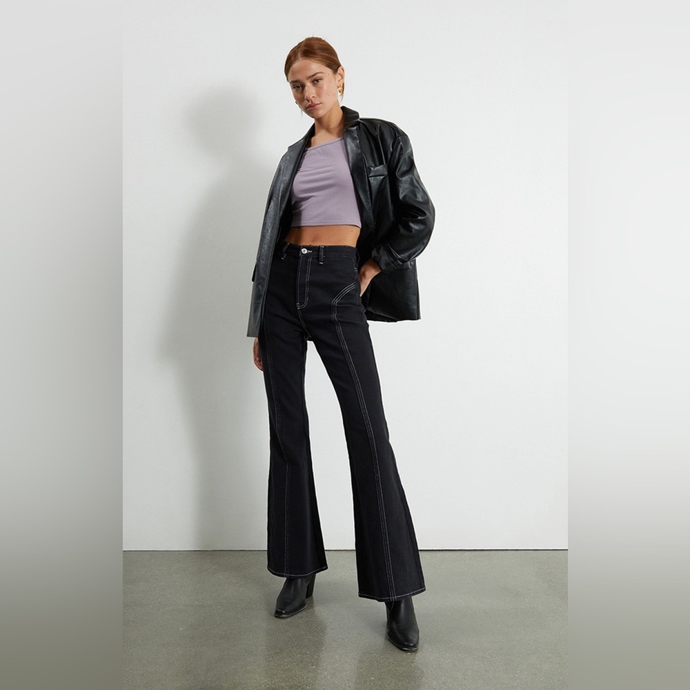 PacSun Black Flare Jeans - never worn